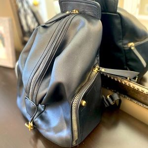 Black Leather Back Pack